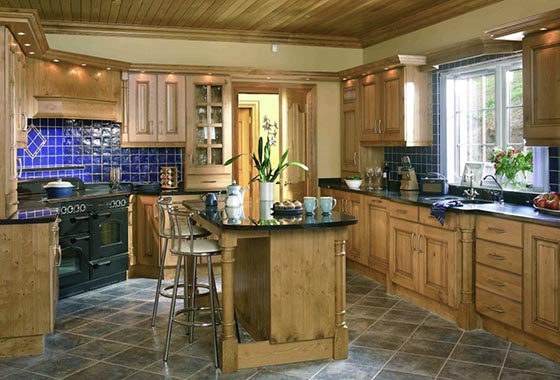 Solid character oak Kitchen
